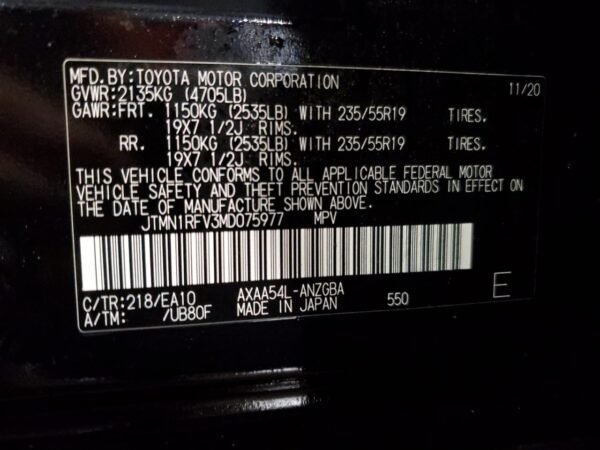 2021 TOYOTA RAV4 LIMITED - Image 14